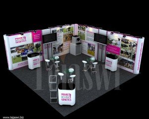7x7 mtr Portable Exhibition Kit, 49 Square Meter Portable Exhibition Kit