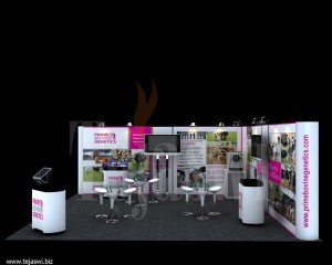 7x7 mtr Portable Exhibition Kit, 49 Square Meter Portable Exhibition Kit