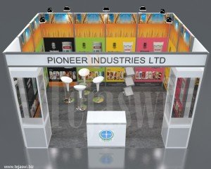 4x3 mtr Portable Exhibition Kit, 12 Square Meter Portable Exhibition Kit