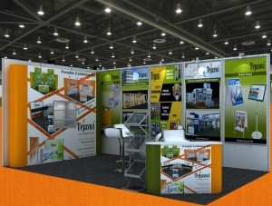 5x3 meter Shell Scheme Hanger Portable Exhibition Combo Kit