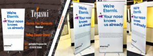 Eternis Fine Chemicals Portable Banner Stand