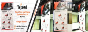 Merit Fire and Piping Systems Portable Banner Kit