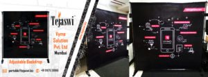Vymo Solution Resizeable Portable Backdrop